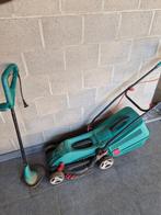 Bosch kantenmaaier/trimmer + grasmachine, Ophalen, Gebruikt, Elektrische grasmaaier, Opvangbak