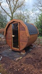 2M Barrel Sauna Gratis Levering en Plaatsing, Sport en Fitness, Sauna, Ophalen of Verzenden