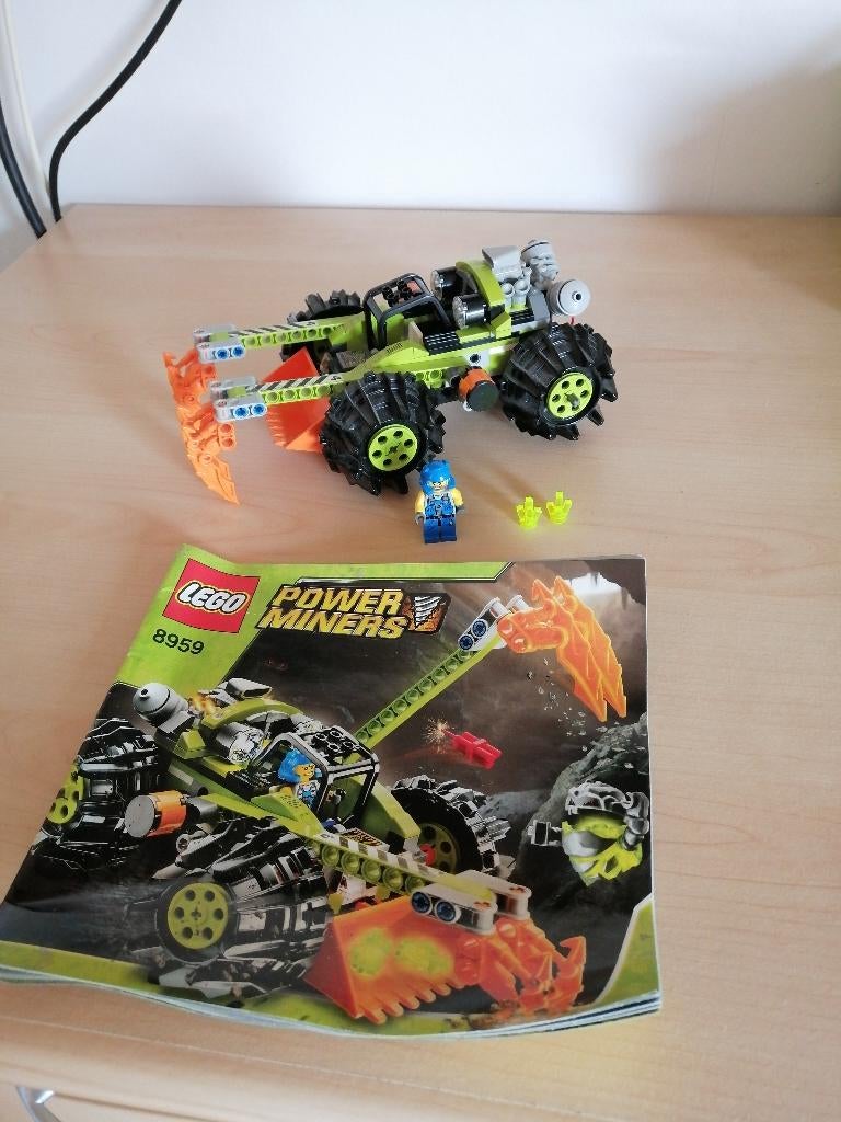 lego 8959 power miners kristaldelver, Ophalen, Gebruikt, Complete set, Lego