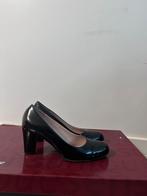 Zwarte Leren Pumps met Blokhak, Kleding | Dames, Ophalen of Verzenden