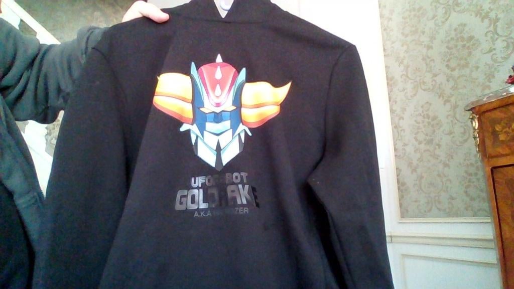 Sweat Goldorak (anthony morato) taille L, Enlèvement