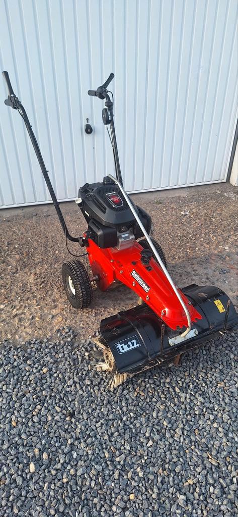 Stofzuiger - Borstelmachine TIELBURGER, Tuin en Terras, Veegmachines, Zo goed als nieuw, Ophalen