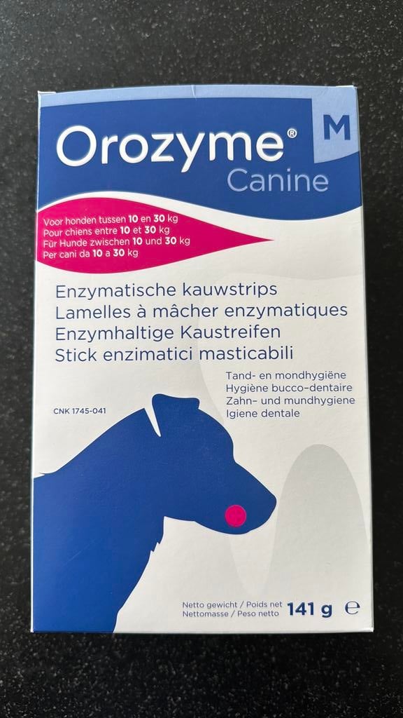 7 x Orozyme Canine M voor honden tussen 10 en 30kg, Ophalen of Verzenden, Hond