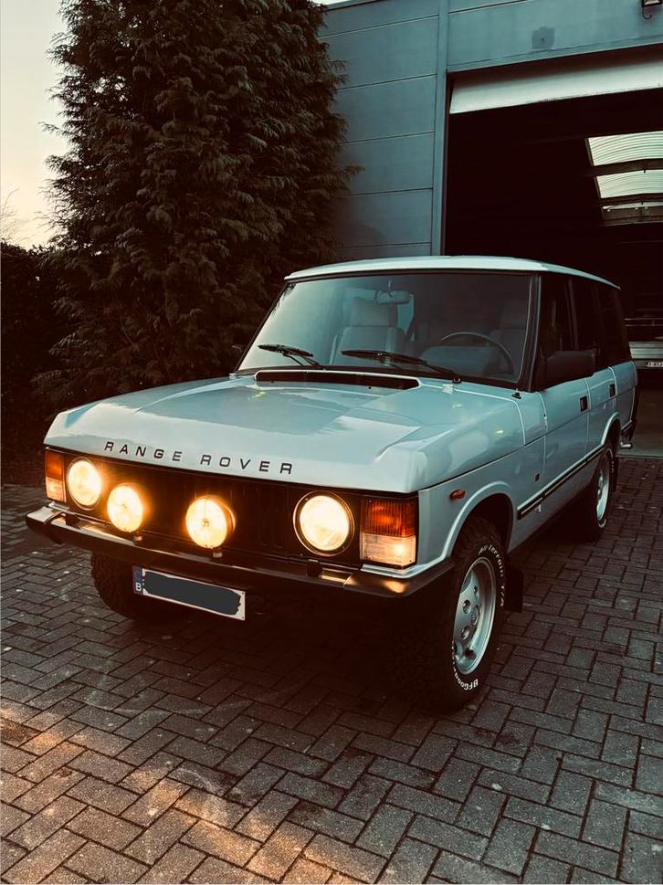 Range Rover Classic - 3.5L V8 manueel - ZEER GOEDE STAAT!, Autos, Land Rover, Particulier, Air conditionné, Vitres électriques