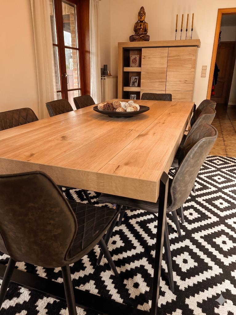 Ensemble de meubles de Salon/Salle à manger, Maison & Meubles, Salles à manger complètes, Comme neuf, 8 chaises ou plus, Enlèvement