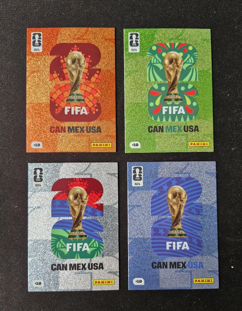 Ensemble complet d'emblèmes n 624 - Panini Adrenalyn XL 2026, Enlèvement ou Envoi, Neuf, Plusieurs images