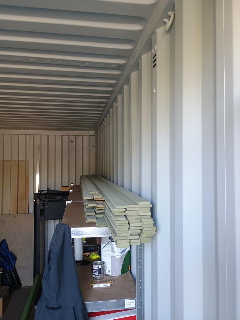 46x MDF Muurplint latten 10x45 - 3 meter + rest, Huis en Inrichting, Stoffering | Gordijnen en Lamellen, Ophalen, Minder dan 50 cm