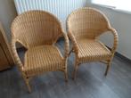 Deux sièges en rotin, Maison & Meubles, Moins de 75 cm, Osier ou Rotin, Moins de 150 cm, Enlèvement