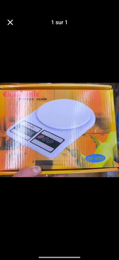 Balance de cuisine, Enlèvement