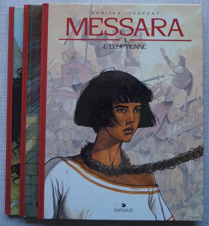 28€ «Messara»  3Tomes Série complète 28 euros, Boeken, Stripverhalen, Zo goed als nieuw, Complete serie of reeks, Ophalen of Verzenden
