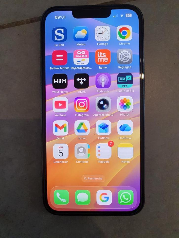 Apple iPhone 13 Pro - 256Go (Sierra Blue), Télécoms, Téléphonie mobile | Apple iPhone, Utilisé, 256 GB, Sans abonnement, Sans simlock