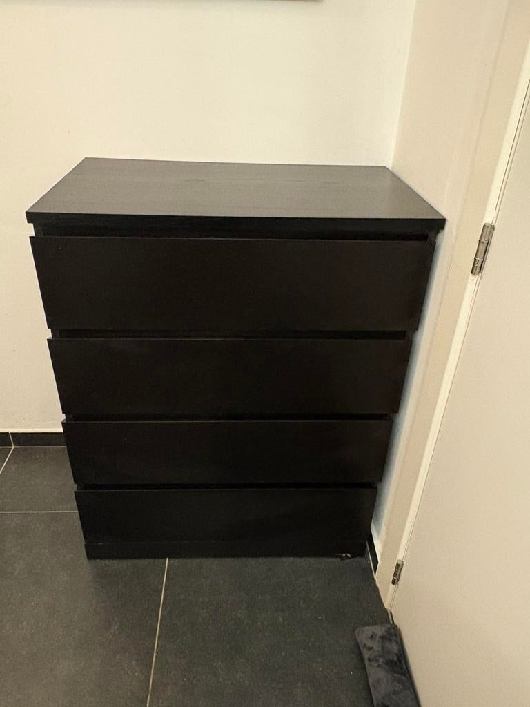 Ikea ladekast 4 schuiven, Ophalen, 50 tot 100 cm, Zo goed als nieuw, 3 of 4 laden