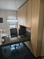 Modern bureau, granieten tafel + bureaustoel, 170 cm ou plus, Enlèvement, Utilisé, Modern