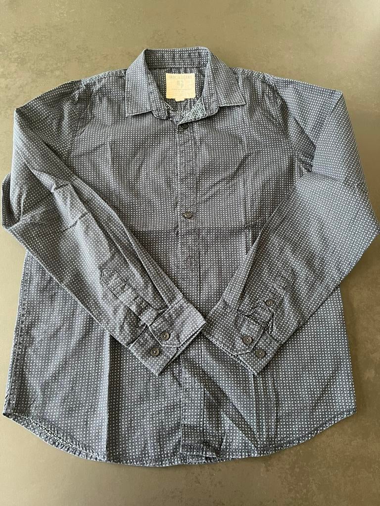 Garcia blauw hemd. Maat 164-170. Zeer goede staat., Kinderen en Baby's, Kinderkleding | Maat 164, Ophalen of Verzenden, Gebruikt