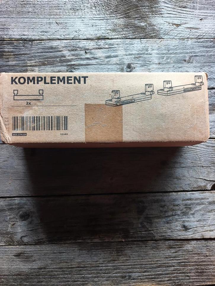 Kit de guides de tiroir IKEA KOMPLEMENT neuf, Maison & Meubles, Armoires | Penderies & Garde-robes, Neuf, Enlèvement