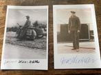 2 Gesigneerde foto van 2 Duitse veteraan, Verzamelen, Militaria | Tweede Wereldoorlog, Ophalen of Verzenden, Landmacht, Foto of Poster