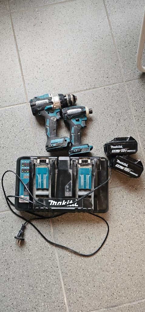 makita 18v machines, Bricolage & Construction, Enlèvement, Utilisé, Foreuse et Perceuse, Vitesse variable