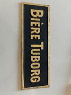 Publicité Bière Tuborg 40x13,5 cm, Enlèvement, Utilisé, Panneau, Plaque ou Plaquette publicitaire