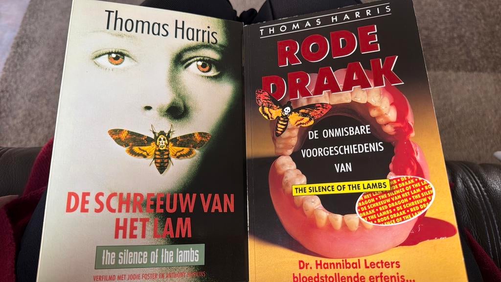 Robert Harris - Rode draak + De schreeuw van het lam, Livres, Thrillers, Utilisé, Belgique, Enlèvement ou Envoi