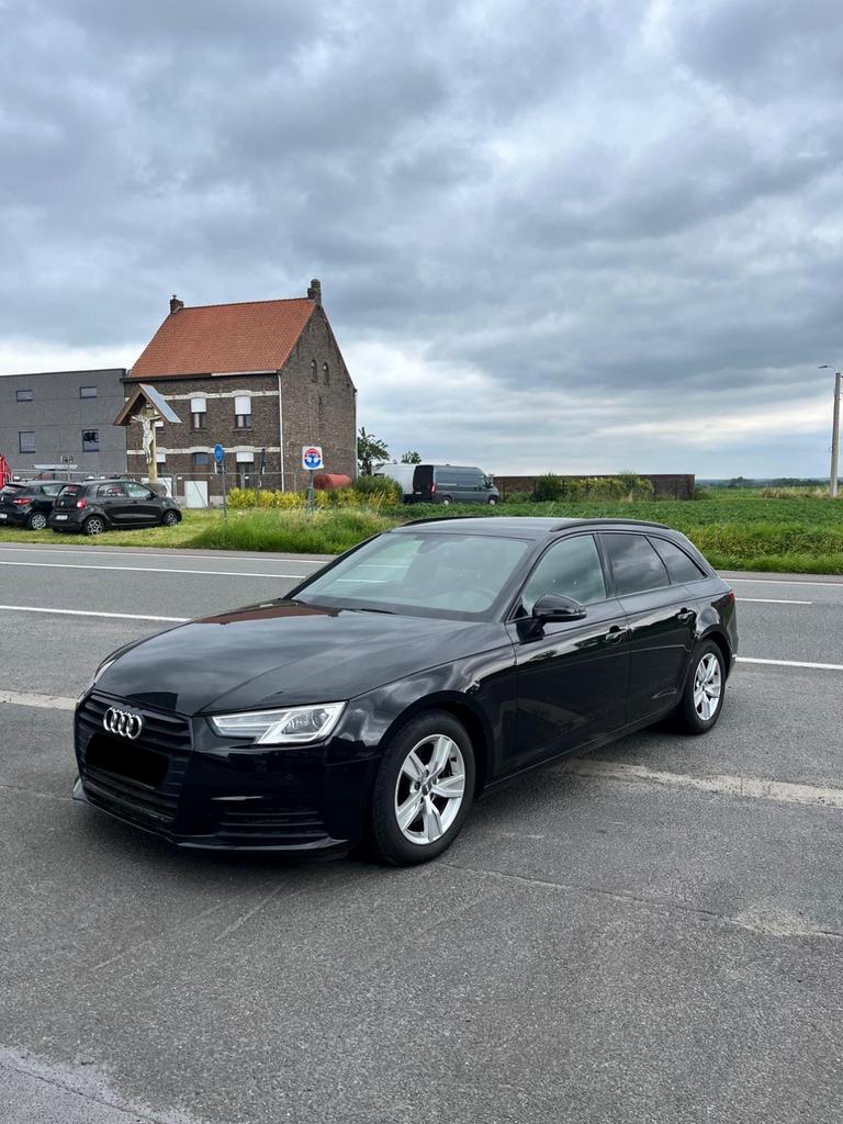 Audi a4 2.0 tdi, Auto's, Automaat, A4, Zwart, Break