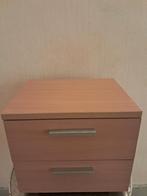 Table basse de nuit avec tiroirs coulissants., Moins de 55 cm, Moins de 45 cm, Enlèvement, Utilisé