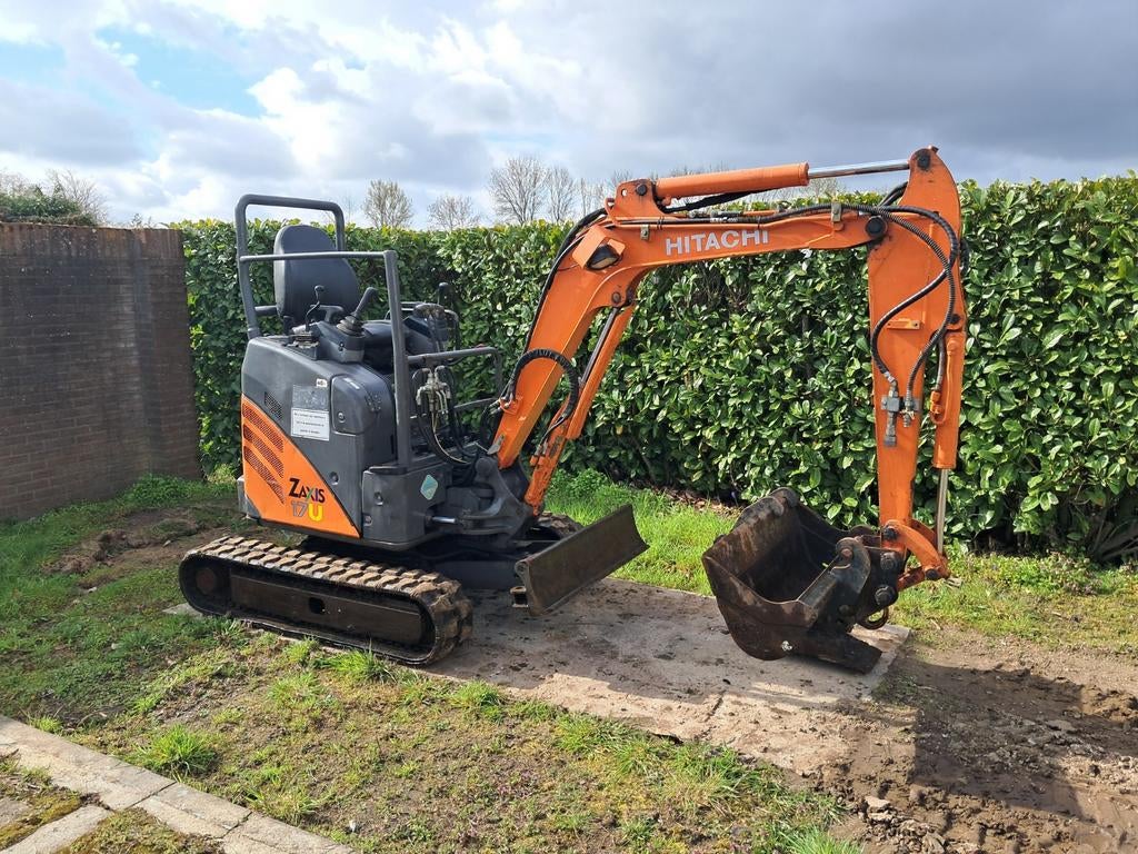 Minigraver Hitachi ZX17-U / Sloop-sorteer / Graafmachine, Doe-het-zelf en Bouw, Overige Doe-Het-Zelf en Bouw, Ophalen