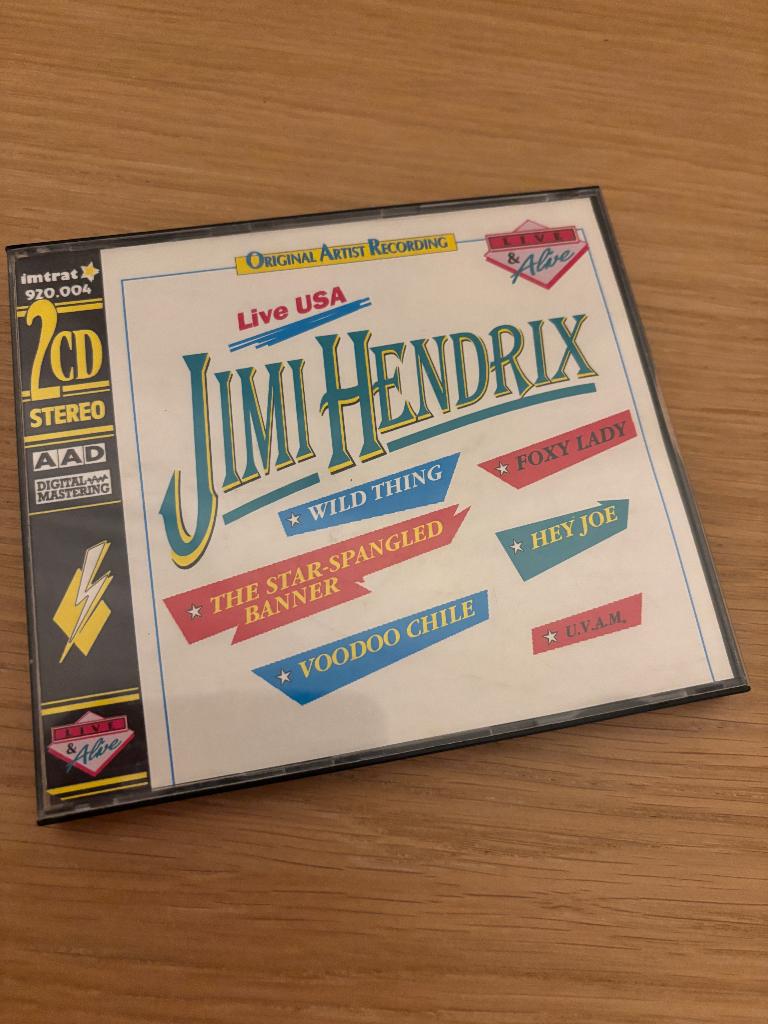 Cd - Jimi Hendrix - Live USA, Cd's en Dvd's, Cd's | Rock, Ophalen of Verzenden, Gebruikt, Overige genres
