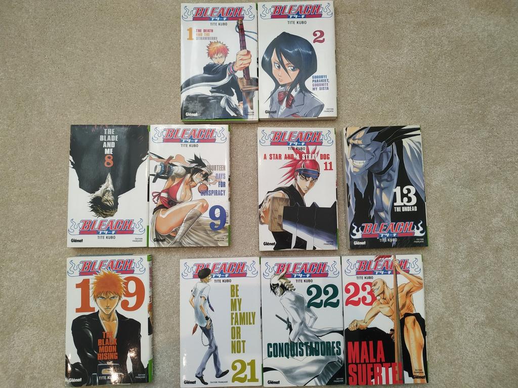 10 mangas Bleach à vendre - état impeccable., Livres, Enlèvement ou Envoi
