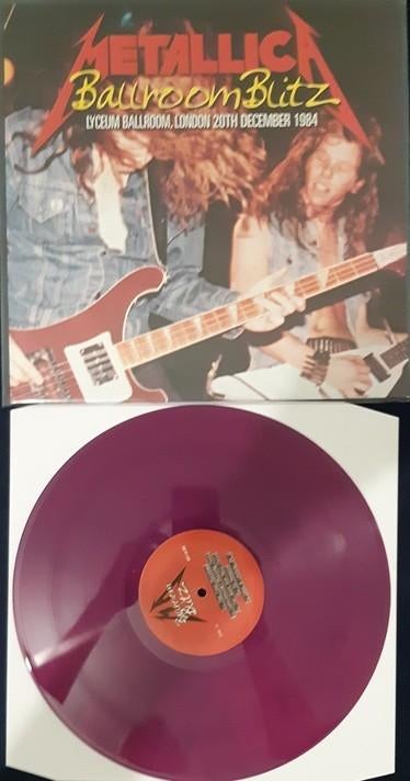 Metallica - Ballroom blitz 84 vinyl colored vinyl, Envoi, Comme neuf