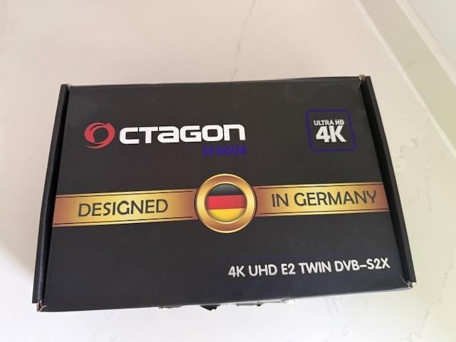 Octagon SF8008 E2 UHD 4K Ultra HD Receiver, Enlèvement, Comme neuf, Décodeur