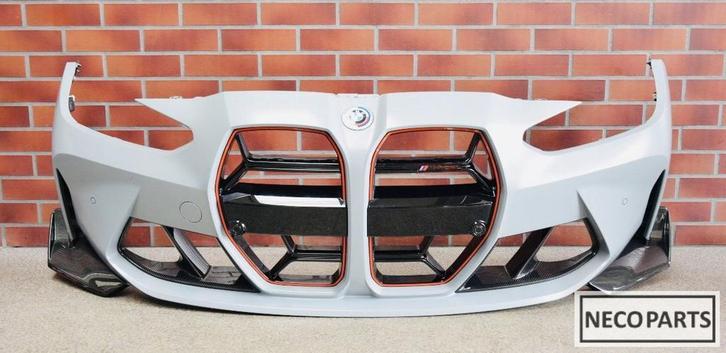 BMW M3 M4 G82 G83 M CARBON KARBON BUMPER VOORBUMPER, Auto-onderdelen, Carrosserie, Bumper, BMW, Gebruikt, Ophalen of Verzenden
