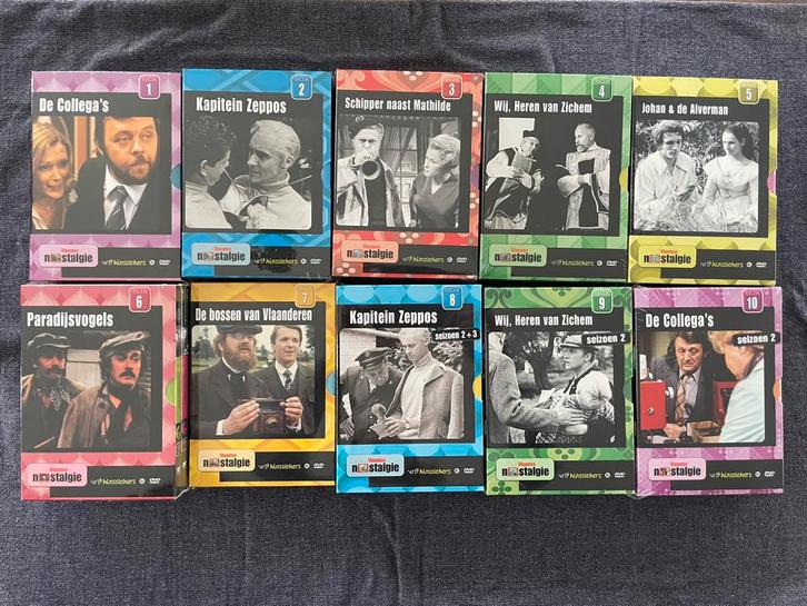 Lot van 10 VRT klassiekers DVD boxen - nieuw en sealed, Cd's en Dvd's, Dvd's | Tv en Series, Nieuw in verpakking, Ophalen