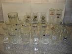 25 verschillende bierglazen Hoegaarden, 0,50 ; 1,00 ; 1,50, Verzamelen, Ophalen of Verzenden, Zo goed als nieuw, Glas of Glazen