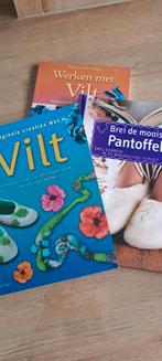 3 nog nieuwe boeken om te vilten met wol, Hobby en Vrije tijd, Vilt, Ophalen of Verzenden