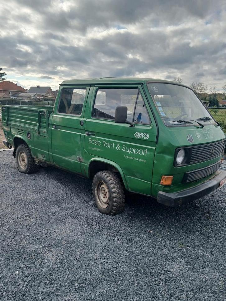 Volkswagen t3 syncro doka, Autos, Oldtimers & Ancêtres, Particulier, Volkswagen, LPG, Enlèvement