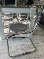 6 IKEA Tobias stoelen inclusief grijze zitkussentjes., Ophalen, Gebruikt, Overige kleuren, Vijf, Zes of meer stoelen