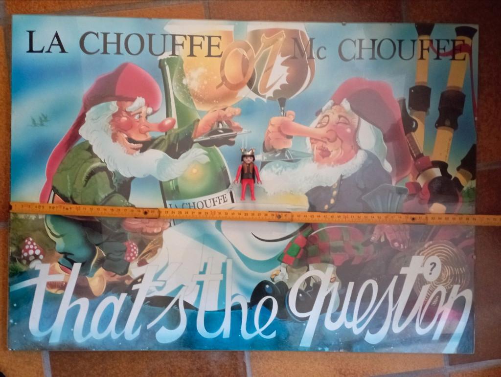 665) La Chouffe reclame ( getekend CH Jacot 94 ), Ophalen