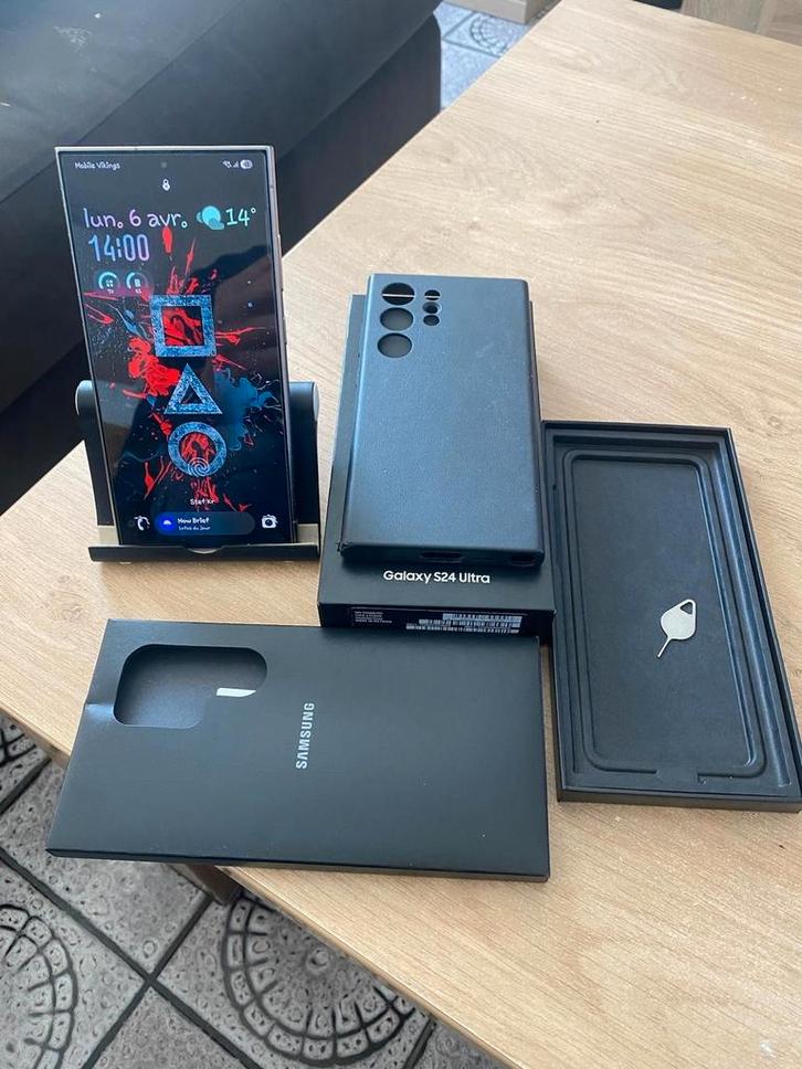 Acheter il y même pas 1 mois s24 ultra 256 giga, Télécoms, Téléphonie mobile | Samsung, Violet, Enlèvement