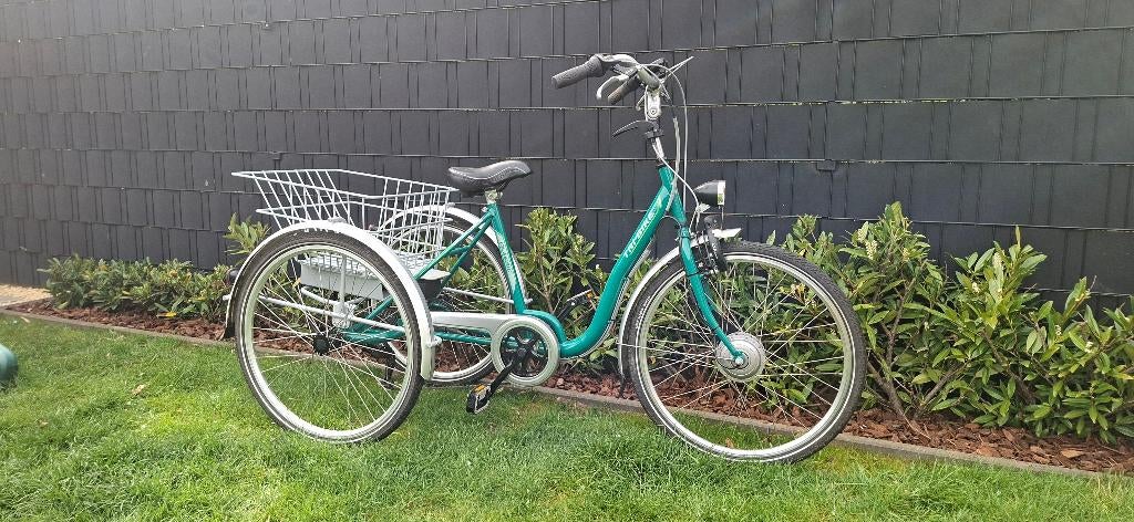 Tri bike driewielfiets elektrisch, Ophalen, Zo goed als nieuw, Tri Bike