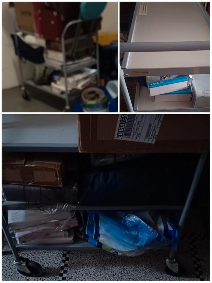 Mon 😀 Chariot 🛒de service bureau ? cuisine ? 3 étages, Huis en Inrichting, Woonaccessoires | Overige, Zo goed als nieuw, Ophalen