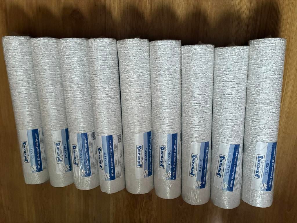 9 rollen  behangpapier NIEUW, Ophalen