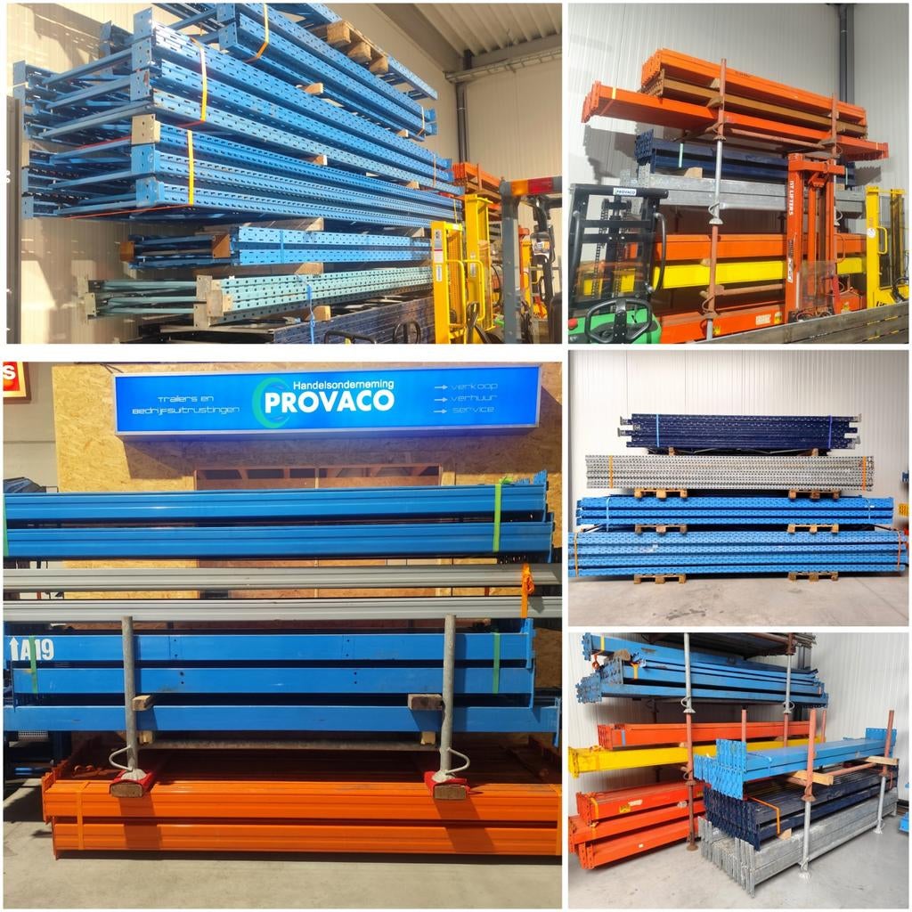 Palletstellingen stow - verschillende sets beschikbaar, Zakelijke goederen, Kantoor en Winkelinrichting | Magazijn, Stelling en Opslag