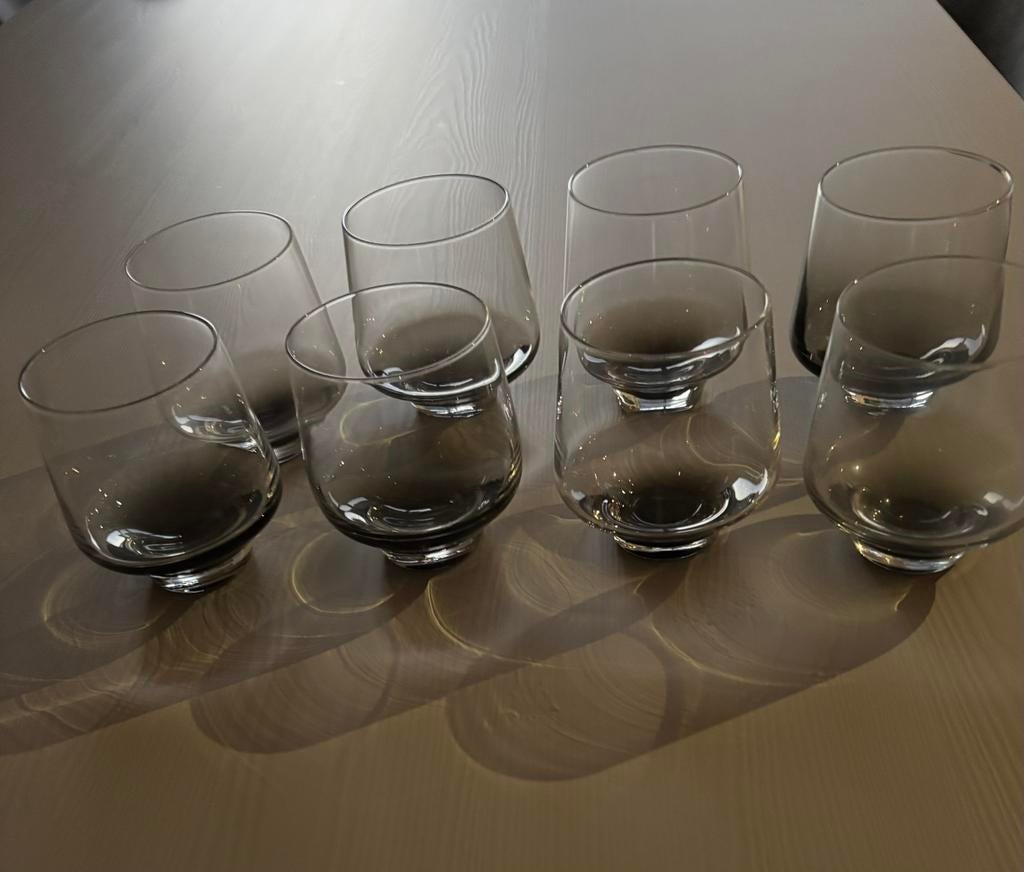 8 glazen S&P nooit gebruikt,nieuw, Enlèvement, Neuf, Verre à soda