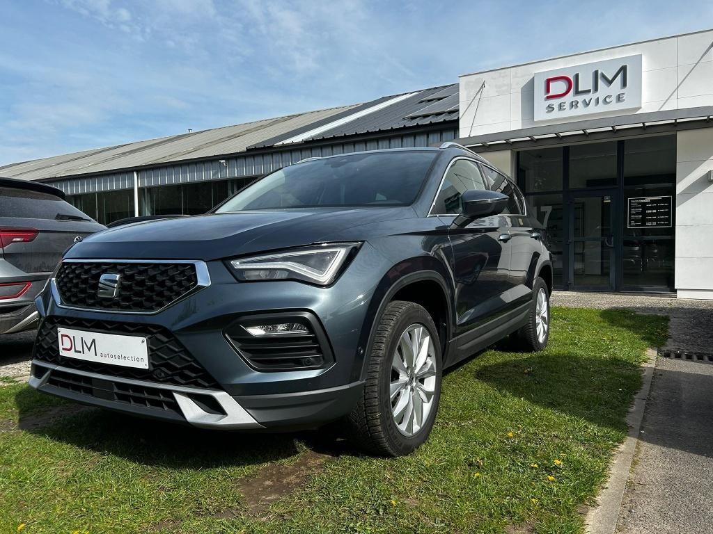 Seat Ateca facelift 1.5 Tsi Dsg 2021 74.000 km camera, Autos, Seat, Argent ou Gris, Achat, Entreprise, Garantie prolongée