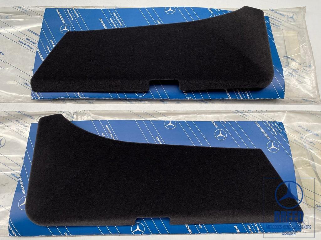NOS kaartenbak L+R zwart voor Mercedes-Benz W126, -, Deur, Nieuw, Ophalen of Verzenden