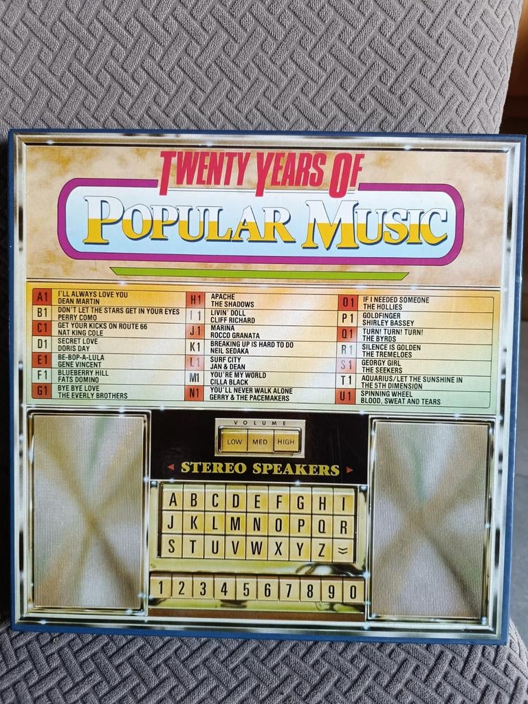Twenty Years of Popular Music   8 lp box, Cd's en Dvd's, Ophalen of Verzenden