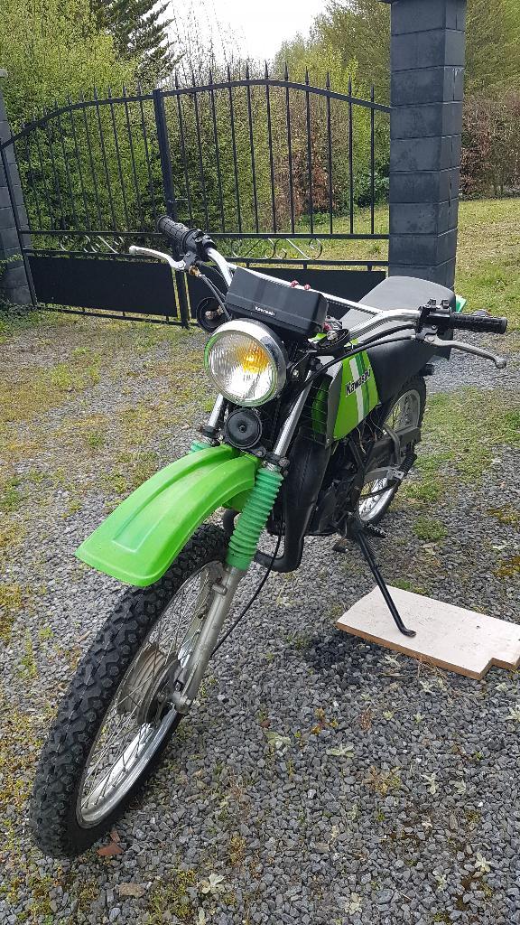 Kawasaki AE 80, Motoren, Motoren | Kawasaki, Particulier, Enduro, 11 kW of minder, 1 cilinder, Handgeschakeld, Gebruikt, Ophalen