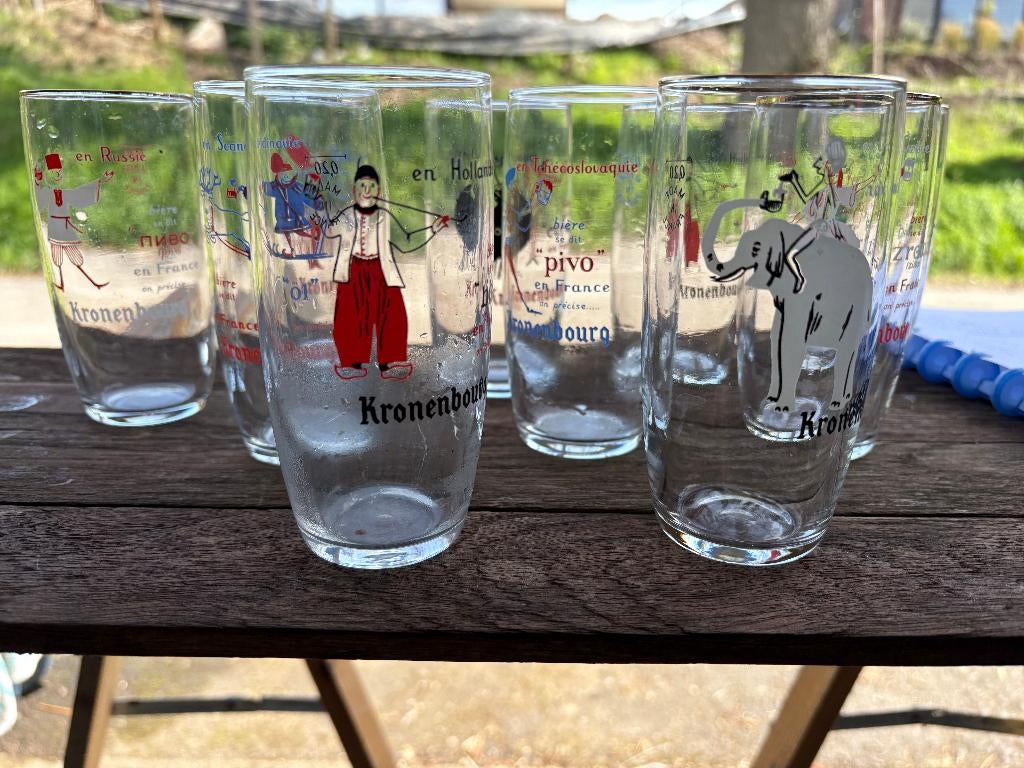 Kronenbourg, Verzamelen, Ophalen of Verzenden, Zo goed als nieuw, Glas of Glazen, Overige merken