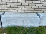 32 Bordures en beton 6cm epaisseur hauteur 30cm, Jardin & Terrasse, Enlèvement, Comme neuf, Béton, Bordure
