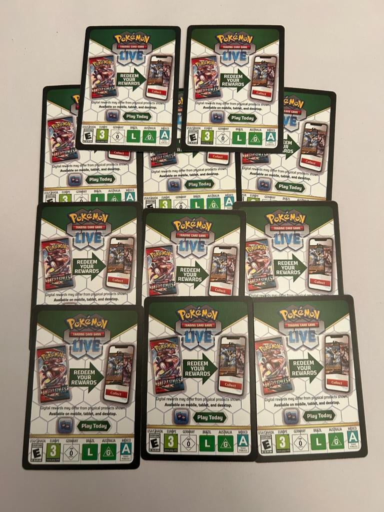 Pokémon tcg online codes, Ophalen of Verzenden, Nieuw, Meerdere kaarten
